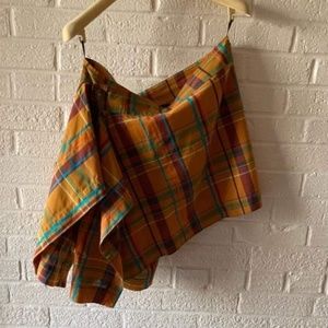 Vivienne Westwood Anglomania Multicolor Tartan Skirt Size 42
